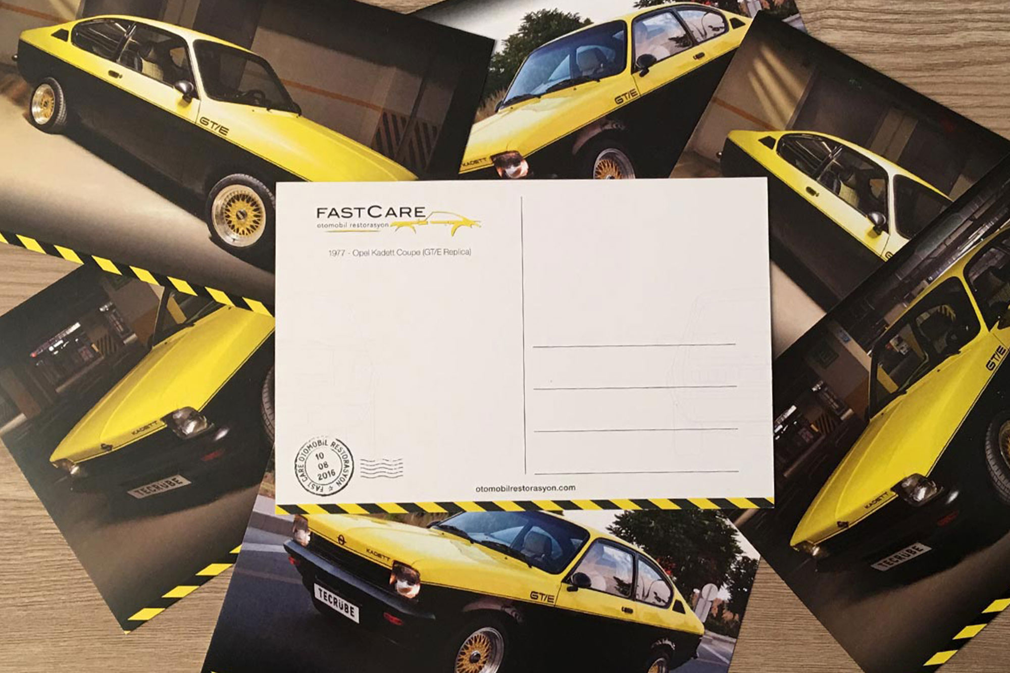Fast Care Otomobil Restorasyon Kartpostal