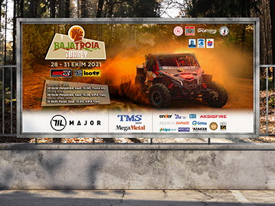 İsoff Baja Troia 2021 Rally Raid Off-Road Race Event Design