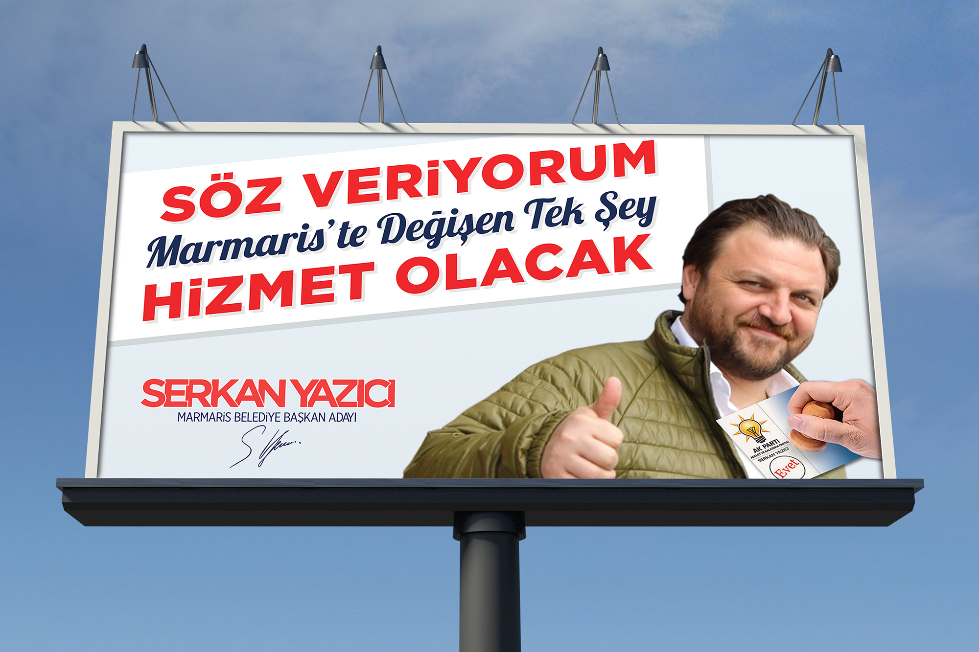 Serkan Yazıcı AKP Belediye Başkan Adayı Yerel Seçim Kampanyası