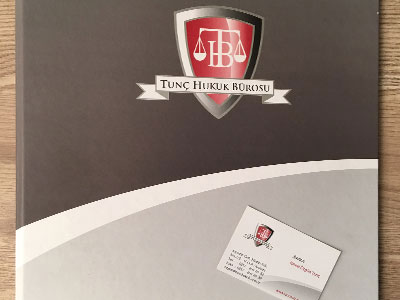 Tunç Law Office Businesscard and Folder