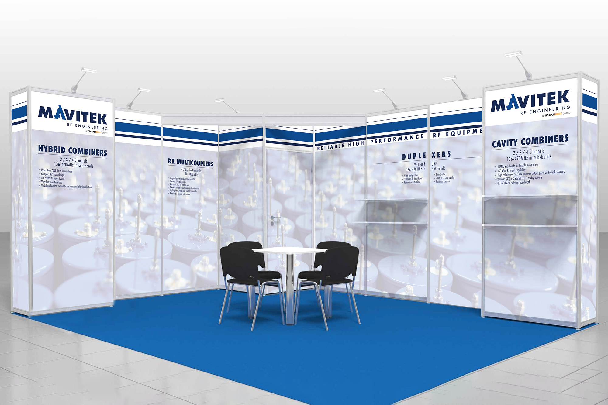 Telsan Mavitek Fair Stand