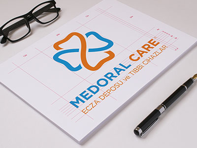 Medoral Care Logo ve Roll-Up Tasarımları
