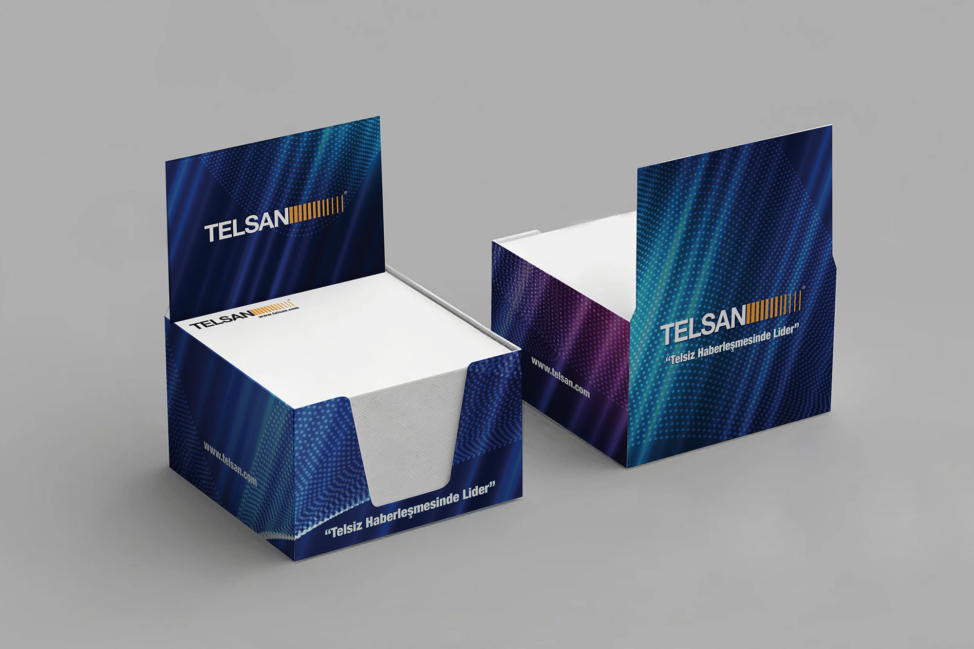 Telsan Promotion Cube Note Design and Production