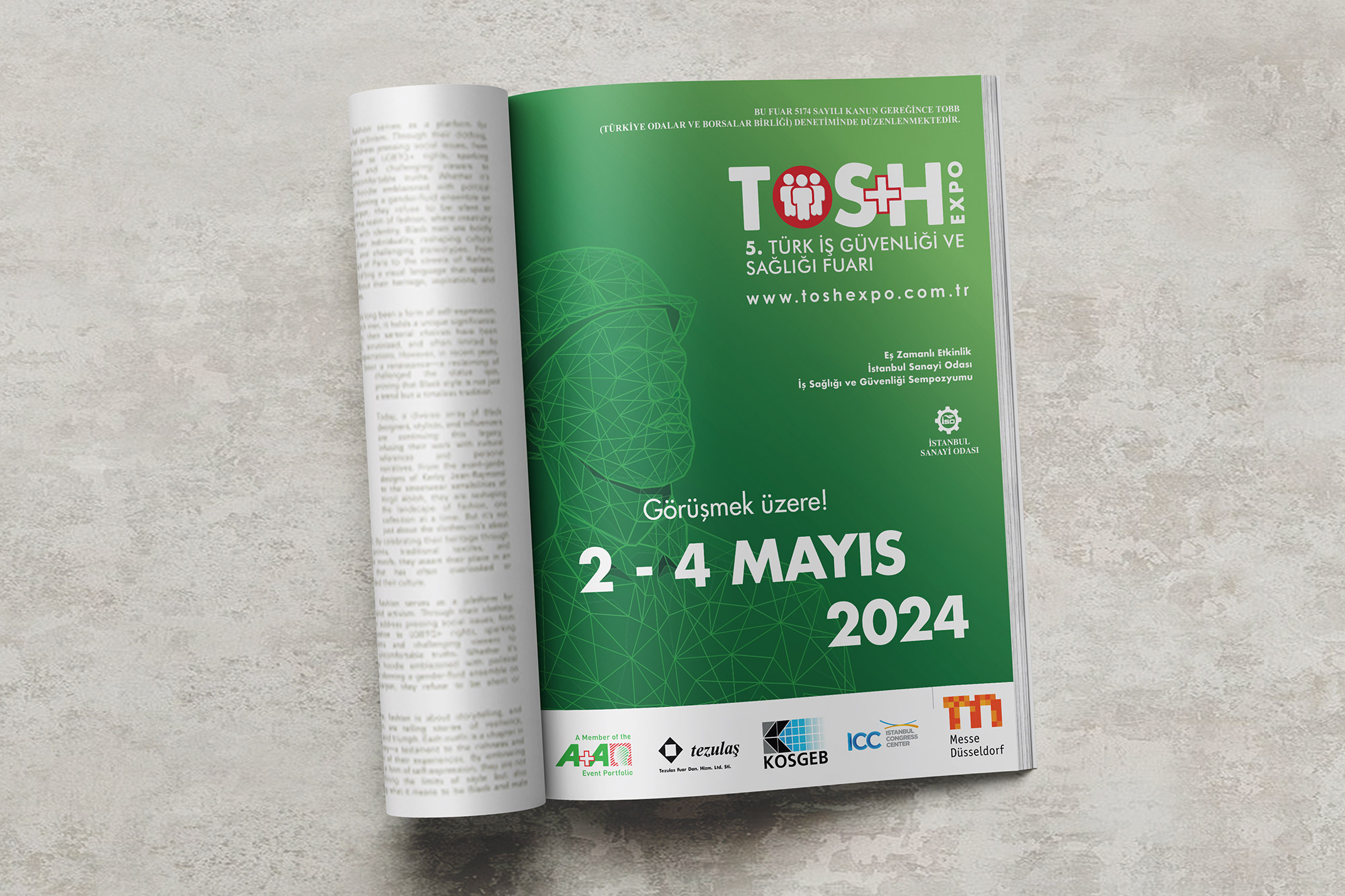 Tezulaş Messe Dusseldorf TOS+H Expo 2024 Fair Event Design