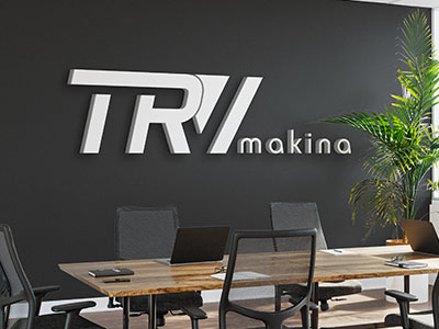 TRV Makina Logo Kurumsal Kimlik Tasarımları