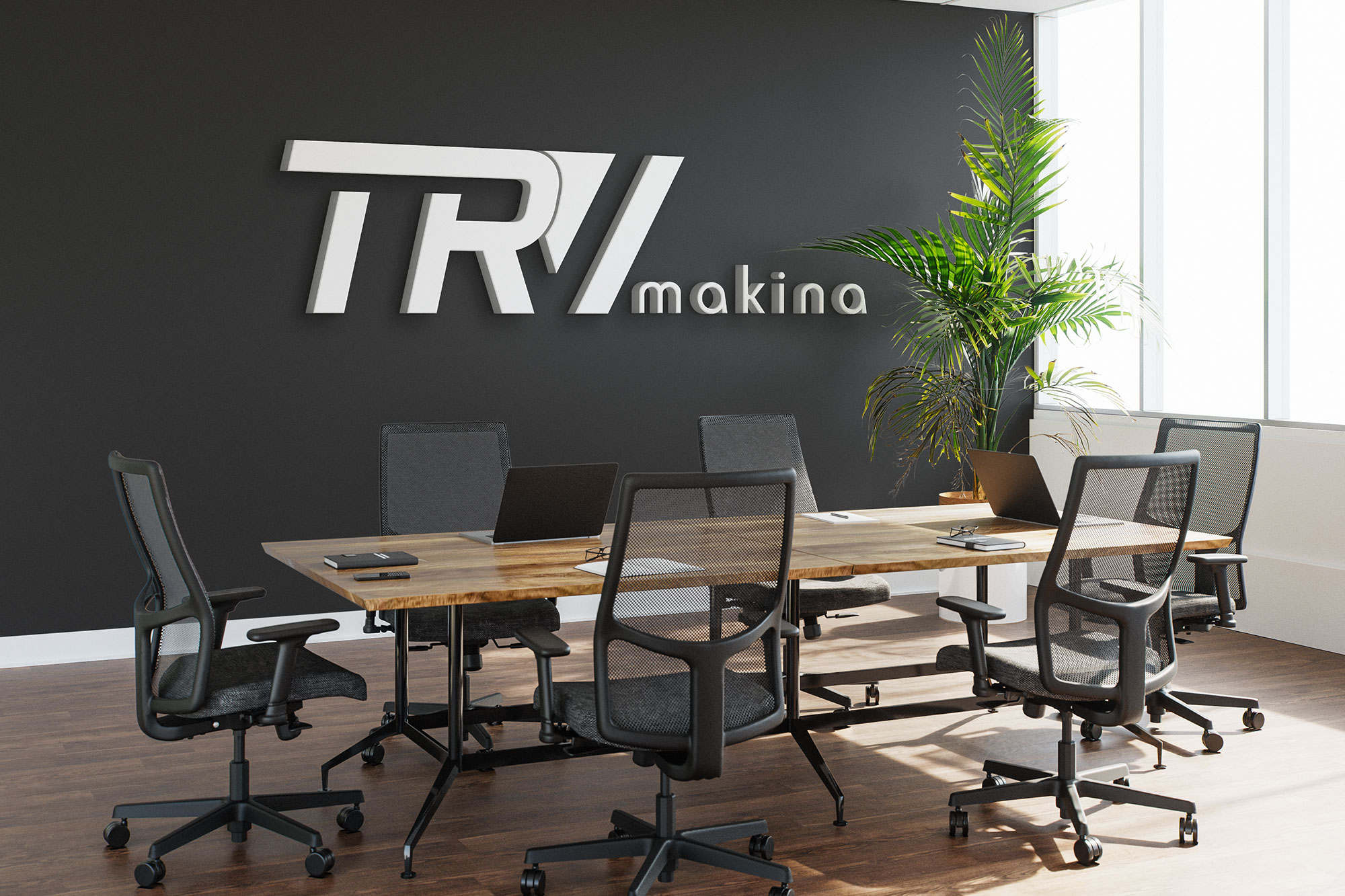Trv Makine Logo ve Kurumsal Kimlik
