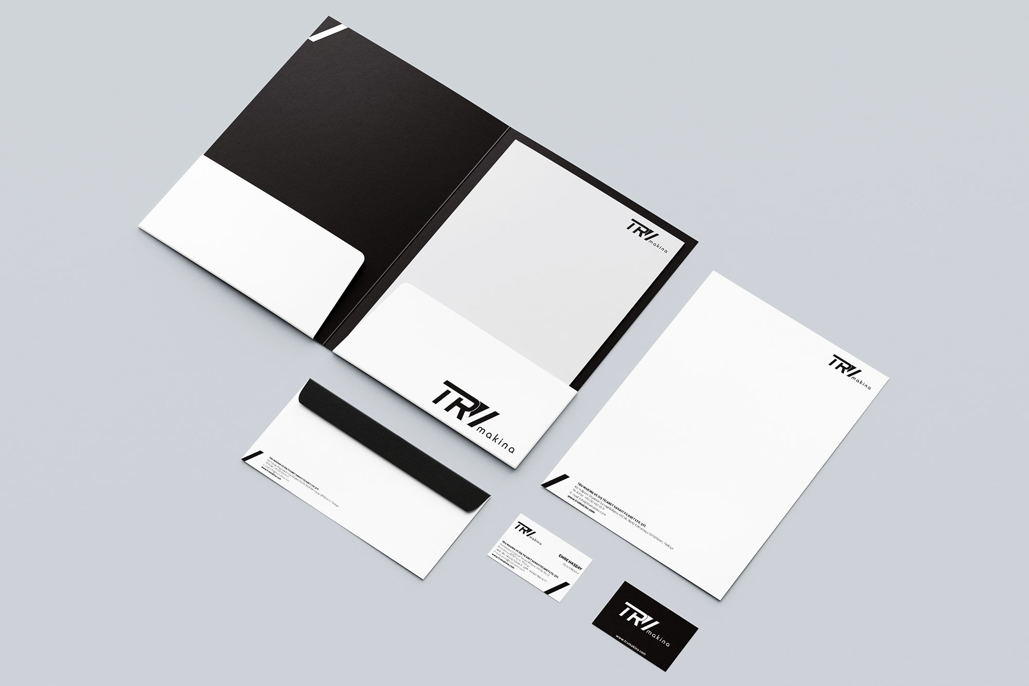 Trv Makine Logo ve Kurumsal Kimlik